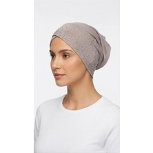 Flora Tekstil Taşlı Önü Çapraz Boru Bone