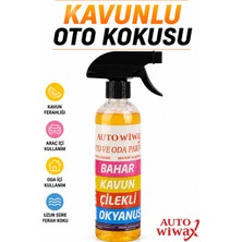 Autowiwax Auto Wiwax Kavunlu Oto Kokusu Kavunlu Oda Parfümü 500 ml Araç Koku Giderici Sprey