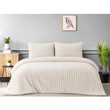 Yünteks Merinos Diamond Kürk Riva Desen Comforter Set, Çift Kişilik Yorgan Seti (220X240)