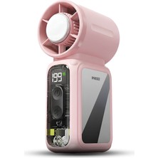 Phixi Phıxı Smart Mf7 3700 Mah 199 Kademeli Dijital Göstergeli Type-C Şarjlı Taşınabilir Mini Fan