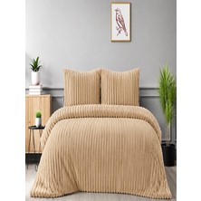 Yünteks Merinos Diamond Kürk Riva Desen Comforter Set, Çift Kişilik Yorgan Seti (220X240)