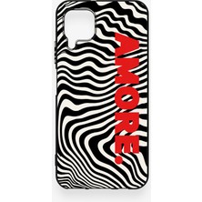 Vip Case Huawei P40 Lite Uyumlu Zebra Amore Desenli Silikon Kılıf