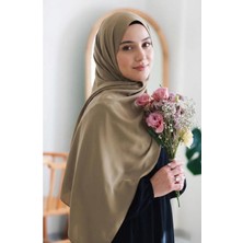 Flora Tekstil Medine Ipeği Şal - Doğal Bej Rengi