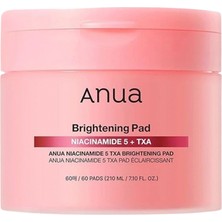 Anua Niacinamide 5 Txa Brightening Pad 60'lı Aydınlatıcı Tonik 210 ml