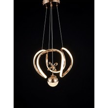 HA Craft H-ACraft H-Acraft Modern Sarkıt Toplu Kelebekli Gold LED Avize