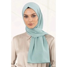 Flora Tekstil Medine Ipeği Şal - Su Yeşili