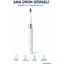 Auhma Şarjlı Diş Fırçası - 5 Modlu, 4 Yedek Başlıklı, 500MAH Bataryalı
