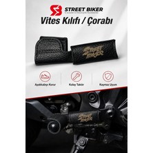 Street Biker Motosiklet Vites Çorabı Ayakkabı Koruyucu Kaymaz Vites Pedi