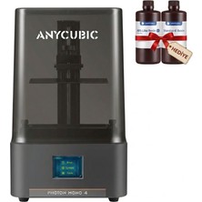 Anycubic Mono 4 Reçine 3D Yazıcı + 2x Reçine Hediye