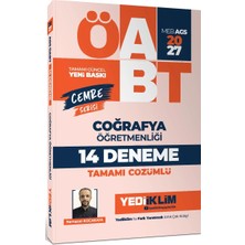 Yediiklim Yayınları 2027 Meb Ags Öabt Cemre Serisi Coğrafya Öğretmenliği Tamamı Çözümlü 14 Deneme