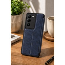bbtech Vivo V30 Lite ile Uyumlu Kapaklı Cüzdanlı Kartlıklı Standlı Ekran Korumalı Telefon Kılıfı