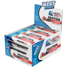 West Nutrition Çilek & Muz Protein Bar 16 Adet İçeriğinde 15 Gram Protein ve Vitaminler Var