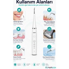 Auhma Ultrasonik Diş Temizleme Cihazı Siyah | 42.000 Titreşim/dk | 5 Mod | Ipx8 Su Geçirmez | Type-C Şarj | Diş Taşınabilir