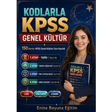 Enine Boyuna Eğitim Kodlarla Kpss Genel Kültür – 150 Derste Tam Hazırlık