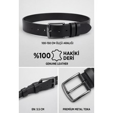 Liarca Atlas Premium - %100 Hakiki Deri Klasik Erkek Kemer 3.5 cm En