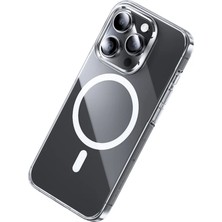 Magnetic İPHONE15 Pro Max Magsafe Şeffaf Kılıf