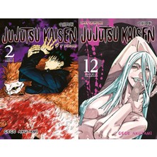 Gerekli Şeyler Yayıncılık Jujutsu Kaisen 2 ve Jujutsu Kaisen 12 (Gege Akutami)