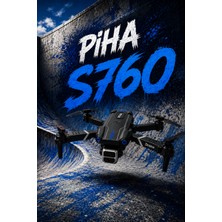 Piha S760 Drone 2Batarya&25Dakika Uçuş 480P Kamera Taşıma Çantalı Drone