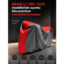 Kıyak Moto Benelli Trk 702X Lüx Premium Suya ve Güneş Işınlarına Karşı Dayanıklı Motosiklet Brandası