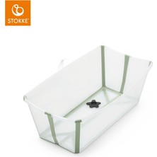 Stokke Flexi Katlanabilir Çocuk Küveti, Şeffaf Yeşil