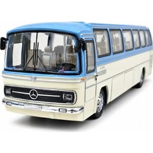 Welly 1:43 Ölçek Mercedes Benz O302 Otobüs Krem Mavi