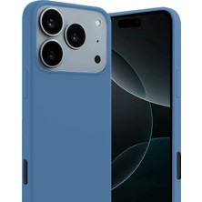 Uray Store Apple iPhone 17 Pro Max First Silikon - Mavi