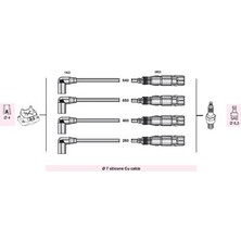 Buji- Kablosu Vw Bora Variant 1600 -2000 8V 1998-05-VW Passat 1996-00 Netex Ntx SP01 478