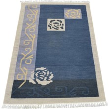 Kilim Antik El Dokuma Çiçekli Yün Kilim 1695 - Yeni - Çok Renkli