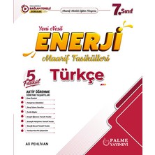 Palme Yayıncılık Palme 7.sınıf Enerji Türkçe Yeni Nesil Maarif Fasikülleri (5 Fasikül)