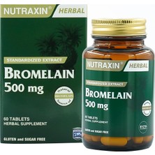 Nutraxin Bromelain 500 Mg Takviye Edici Gıda 60 Tablet