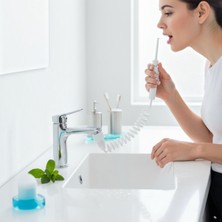 GHDENT GH15 Manuel Ağız Duşu Askılıklı | 3 Adet Tek Gözlü (1 Delikli) Başlık | Musluğa Bağlanır | BPA FREE | FDA Kriterleriyle Test Edilmiştir