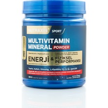 Nutraxin 300 gr Multivitamin Mineral Toz Yetişkinler İçin Türkiye Menşeli Enerji Desteği