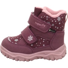 Husky1 Superfit Goretex Kız Bebek Kar Botu Mor