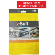 Suff Premium Oto ve Genel Cam Temizleme Bezi | | Mikrofiber Cam Silme Bezi, Iz Bırakmayan Cam Kurulama Bezi, Yüksek Su Emici Temizlik Bezi,kurulama Bezi, Izsiz Bez, Cam Bezi