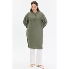 Kado Moda Hakim Yaka Şerit Kollu Gömlek