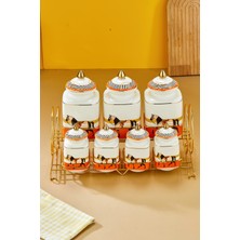 Cooker Hürrem 7'li Standlı Baharat Saklama Seti CKR3779