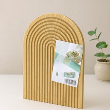 Hobibahçem Bambu Servis Tepsisi Sunum Tahtası 22X32 cm (Çift Taraflı)