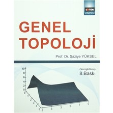 Eğitim Yayınevi Genel Topoloji Prof. Dr. Şaziye Yüksel 489 Sayfa Ciltsiz Eğitim Yayınları