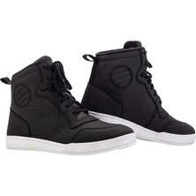 Rst Hitop Moto Sneakers Wp Motosiklet Botu Kısa Siyah