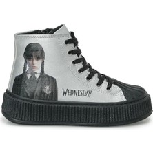 Wednesday Gary Wed.f Gümüş Kız Çocuk High Sneaker
