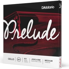 D'addario J1010 Çello Tel Seti, Prelude, 4/4 Scale, Medium Tension