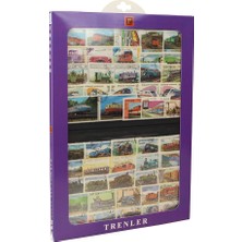 Pulko History 1970 100 Çeşit Damgalı Pul Trenler