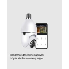 Ozka Concept Akıllı Duylu 360° Güvenlik Kamerası – Ptz Özellikli Uzaktan Kontrollü Akıllı Kamera