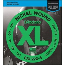 D'Addario Daddario EXL220-5 Bas Gitar Teli