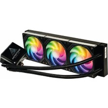 AERSTONE Coolvision 360mm LCD Ekranlı INTEL AMD uyumlu SIVI Soğutucu