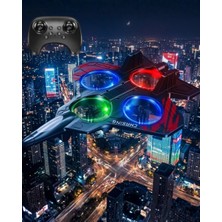 Ozka Concept LED Işıklı Oyuncak Drone Fighter Jet Tasarımlı Uzaktan Kumandalı Uçak