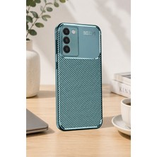 bbtech Vivo V30 Lite ile Uyumlu Karbon Dokulu Kamera Korumalı Darbe Emici Ince Mat Esnek Silikon Kılıf