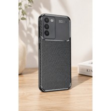 bbtech Vivo V30 Lite ile Uyumlu Karbon Dokulu Kamera Korumalı Darbe Emici Ince Mat Esnek Silikon Kılıf