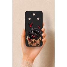 Vip Case Honor Magic 8 Lite Uyumlu Hello Cat Desenli Silikon Kılıf