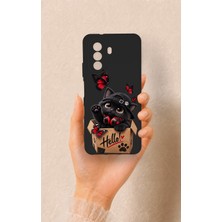 Vip Case Huawei Nova Y70 Uyumlu Hello Cat Desenli Silikon Kılıf
